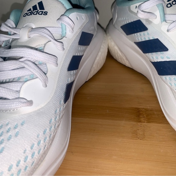 adidas Supernova Running Shoes Women’s Sz 11 White/Wonder Steel/Almost Blue - Picture 5 of 10